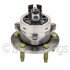 WE60800 by NTN - Wheel Bearing and Hub Assembly - Steel, Natural, with Wheel Studs