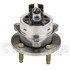 WE60802 by NTN - Wheel Bearing and Hub Assembly - Steel, Natural, with Wheel Studs