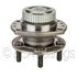 WE60792 by NTN - Wheel Bearing and Hub Assembly - Steel, Natural, with Wheel Studs