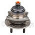 WE60793 by NTN - Wheel Bearing and Hub Assembly - Steel, Natural, with Wheel Studs