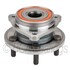 WE60823 by NTN - Wheel Bearing and Hub Assembly - Steel, Natural, with Wheel Studs