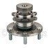 WE60807 by NTN - Wheel Bearing and Hub Assembly - Steel, Natural, with Wheel Studs