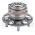 WE60846 by NTN - Wheel Bearing and Hub Assembly - Steel, Natural, with Wheel Studs