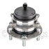 WE60824 by NTN - Wheel Bearing and Hub Assembly - Steel, Natural, with Wheel Studs