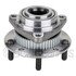 WE60833 by NTN - Wheel Bearing and Hub Assembly - Steel, Natural, with Wheel Studs