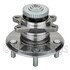 WE60857 by NTN - Wheel Bearing and Hub Assembly - Steel, Natural, with Wheel Studs