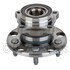 WE60864 by NTN - Wheel Bearing and Hub Assembly - Steel, Natural, with Wheel Studs