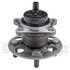 WE60890 by NTN - Wheel Bearing and Hub Assembly - Steel, Natural, with Wheel Studs