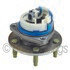 WE60894 by NTN - Wheel Bearing and Hub Assembly - Steel, Natural, with Wheel Studs