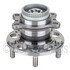 WE60921 by NTN - Wheel Bearing and Hub Assembly - Steel, Natural, with Wheel Studs