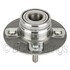 WE60940 by NTN - Wheel Bearing and Hub Assembly - Steel, Natural, with Wheel Studs