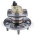 WE60930 by NTN - Wheel Bearing and Hub Assembly - Steel, Natural, with Wheel Studs