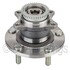 WE60955 by NTN - Wheel Bearing and Hub Assembly - Steel, Natural, with Wheel Studs