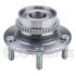 WE60962 by NTN - Wheel Bearing and Hub Assembly - Steel, Natural, with Wheel Studs