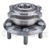 WE60947 by NTN - Wheel Bearing and Hub Assembly - Steel, Natural, with Wheel Studs