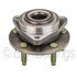 WE60975 by NTN - Wheel Bearing and Hub Assembly - Steel, Natural, with Wheel Studs