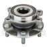 WE60969 by NTN - Wheel Bearing and Hub Assembly - Steel, Natural, with Wheel Studs