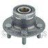 WE61003 by NTN - Wheel Bearing and Hub Assembly - Steel, Natural, with Wheel Studs