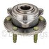 WE61017 by NTN - Wheel Bearing and Hub Assembly - Steel, Natural, with Wheel Studs