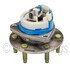 WE61022 by NTN - Wheel Bearing and Hub Assembly - Steel, Natural, with Wheel Studs