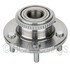 WE61026 by NTN - Wheel Bearing and Hub Assembly - Steel, Natural, with Wheel Studs