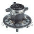 WE61015 by NTN - Wheel Bearing and Hub Assembly - Steel, Natural, with Wheel Studs