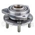 WE61071 by NTN - Wheel Bearing and Hub Assembly - Steel, Natural, with Wheel Studs