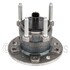 WE61106 by NTN - Wheel Bearing and Hub Assembly - Steel, Natural, without Wheel Studs