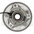 WE61090 by NTN - Wheel Bearing and Hub Assembly - Steel, Natural, with Wheel Studs