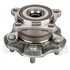 WE61110 by NTN - Wheel Bearing and Hub Assembly - Steel, Natural, with Wheel Studs