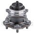 WE61111 by NTN - Wheel Bearing and Hub Assembly - Steel, Natural, with Wheel Studs