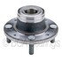 WE61141 by NTN - Wheel Bearing and Hub Assembly - Steel, Natural, with Wheel Studs