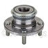 WE61143 by NTN - Wheel Bearing and Hub Assembly - Steel, Natural, with Wheel Studs