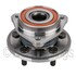 WE61169 by NTN - Wheel Bearing and Hub Assembly - Steel, Natural, with Wheel Studs