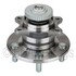 WE61183 by NTN - Wheel Bearing and Hub Assembly - Steel, Natural, with Wheel Studs