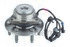 WE61195 by NTN - Wheel Bearing and Hub Assembly - Steel, Natural, with Wheel Studs