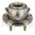 WE61216 by NTN - Wheel Bearing and Hub Assembly - Steel, Natural, with Wheel Studs