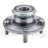 WE61240 by NTN - Wheel Bearing and Hub Assembly - Steel, Natural, with Wheel Studs