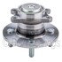 WE61218 by NTN - Wheel Bearing and Hub Assembly - Steel, Natural, with Wheel Studs