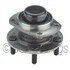 WE61222 by NTN - Wheel Bearing and Hub Assembly - Steel, Natural, with Wheel Studs