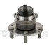 WE61257 by NTN - Wheel Bearing and Hub Assembly - Steel, Natural, with Wheel Studs