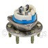 WE61261 by NTN - Wheel Bearing and Hub Assembly - Steel, Natural, with Wheel Studs