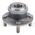 WE61245 by NTN - Wheel Bearing and Hub Assembly - Steel, Natural, with Wheel Studs