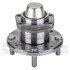 WE61275 by NTN - Wheel Bearing and Hub Assembly - Steel, Natural, with Wheel Studs