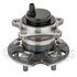 WE61276 by NTN - Wheel Bearing and Hub Assembly - Steel, Natural, with Wheel Studs