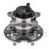 WE61277 by NTN - Wheel Bearing and Hub Assembly - Steel, Natural, with Wheel Studs