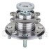 WE61278 by NTN - Wheel Bearing and Hub Assembly - Steel, Natural, with Wheel Studs