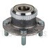 WE61269 by NTN - Wheel Bearing and Hub Assembly - Steel, Natural, with Wheel Studs