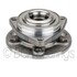 WE61282 by NTN - Wheel Bearing and Hub Assembly - Steel, Natural, without Wheel Studs