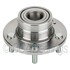 WE61284 by NTN - Wheel Bearing and Hub Assembly - Steel, Natural, with Wheel Studs